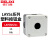 德力西电气 IP65防水防尘按钮盒启动旋钮开关盒 1孔空盒 塑料白色 开孔22mm LAY5s附件