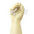工业乳胶手套劳保胶皮耐酸碱防水防滑耐磨加长加厚防护 40cm 55cm一双 黄色