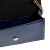 亚历山大麦昆（Alexander McQueen） 骷髅头皮质单肩包手拿包奢侈品潮牌 蓝色（613088 1HB0G 4013）