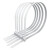卡夫威尔 尼龙扎带工程紧固园艺扎线带通信电缆塑料束线带 7.6*250mm50支装白色