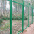 围栏栅栏护栏养殖围栏双边丝护栏安全防护网铁丝网高速公路护栏网 1.8×4米对开门草绿色