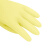 帮手仕H乳胶防滑防水防护洗碗保洁工作干活劳动手套劳保用品手套A1 黄色10双 S码