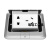 银灰地插座隐藏式隐形防水五孔电源地板地面插座嘉博森 五孔+USB