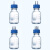 实验室补料瓶 发酵罐1/2/3/4通孔试剂加料瓶 小号中号大号 不锈钢 小号500ml单通