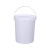 急先锋 PP白色螺旋盖塑料桶级材质涂料油墨储水桶定制 4L螺旋款_白色