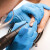 英科医疗（INTCO）一次性手套丁腈户外工业劳保手套防护蓝色50只