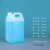 扁桶方桶加厚塑料手提水桶带盖花生油桶酒桶储水桶10斤1L-2L 蓝色