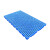 JN JIENBANGONG 加厚塑料托盘仓库垫板塑胶卡板地台板网格栈板防滑防潮板地垫 圆形孔蓝色1000*600*50mm