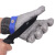 厚创 美标9级防割钢丝手套不锈钢丝杀鱼专用防切割手套（一只装） 银灰色 M