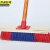 京洲实邦 40cm 地板刷硬毛长柄卫生间洗地毯刷地地面刷塑料丝 JZSB-8025
