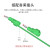 汇君（HUNJUN） 4mm香蕉插头线黄铜耐高压测试导线公插对公插1平方10A 黄色2米	