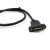 益德胜 HDMI延长线 1.4版hdmi公对母延长线带耳朵 4K高清线 配送螺丝可固定耳朵面板线 0.5米