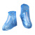 利雨 防水套加厚耐磨成人防雨套中高筒 雨鞋套 10件 珠光蓝3XL码 
