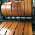 定制黄色帆布平胶带橡胶提升带工业传送带耐磨输送带机器传动带平皮带 12.5cm宽(每米)