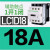 交流接触器LC1D09 D32 D50 D80D95AC220VAC380V电梯三相M7C LC1D18 18A B7C AC24V