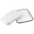 海斯迪克 HKCL-267 搪瓷托盘 白色实验室化工消毒盘 方形盘 加厚平底 单个35*45