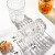 舍里藤编浮雕玻璃杯家用喝水杯水晶杯子套装女生咖啡杯感酒杯茶杯 矮款 0ml 0只
