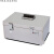 304不锈钢工具箱手提箱子工具收纳箱/存钱箱多用途箱盒子定做 中号密码箱