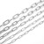 艾科堡 不锈钢链条4mm长环链条每米价格吊索具工业起重铁链子 AKB-BXG-LT