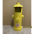 复古户外风个性收纳垃圾桶公园创意大号商用酒吧消防栓工业装饰筒 黄100cm高