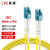 良浦 电信级单模万兆光纤跳线 单模双芯Φ2.0（LC-LC，9/125）光纤线尾纤跳纤 1米NG-2LC-LC-S1
