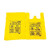 鹿色  工业加厚黄色垃圾袋 一次性  100只/包80*90cm70L特厚手提