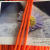 适用于彩色丙纶绳PP线钩针收口细绳 尼龙空心手工编织带束口耐磨 3毫米橘红100米