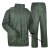 分体绿雨衣橄榄绿抢险救援户外保安徒步雨衣 单位绿雨衣有口袋 XXL