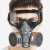 定制适用防毒面具化工气体喷漆面罩甲醛异味防烟工业防尘农药活性 面具+1对滤毒盒