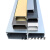 铝合金线槽明装方形金属卡扣压线槽桥架布电缆电线穿线槽隐形装饰 40*30 每米价格