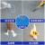防水PVC办公室耐磨胶垫厨房专用地板革地塑胶地板医院水泥地定制 黄色大理石1.2mm工程革防水防滑