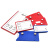 稳斯坦 WST133 磁性标签 仓库标识牌货架标识卡物料卡材料卡片（蓝5*10特强磁）