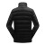 星工（XINGGONG）羽绒服 冬季外套短款轻薄款夹克防寒保暖卫衣 JK019男款 黑色 3XL码