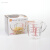 HARIO日本进口 刻度玻璃量杯 牛奶 烘焙 厨房料理 水杯 可微波 CMJW-500(带把手)