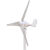 小型风力发电机家用220v风光互补户外水平轴便携式WS-100-400W 200w24v5叶送控制器 带独立杆1.5米