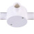 丰稚 三通圆接线盒 带盖 电线管接头 PVC电工套管配件 白色 65*40/3/dn25