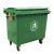 660L1100升户外垃圾桶大号加厚塑料垃圾箱工业室外环卫环保垃圾车 660L 进口料 加厚带盖合金柄 做用不破的垃圾桶