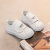 361断码女童鞋子帆布鞋夏季2024新款软底儿童运动板鞋幼儿园透气 白色 33码