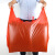 京通达 T-6111 大号背心手提垃圾袋 外卖超市塑料方便袋 红色加厚55*80CM50个