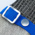 星工（XINGGONG）防割手套 不锈钢丝5级防刀刃切割耐磨劳保手套短款 蓝色1只