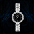 天梭（TISSOT）瑞士手表弗拉明戈系列指针石英简约时尚女士手表 送礼物送女友 黑盘钢带T094.210.11.051.00