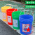 沃嘉定制适用大号户外垃圾桶垃圾分类垃圾桶厨余垃圾桶商用餐饮室外小区宿舍 18升-红色+标签 (有害垃圾)