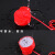 春节中秋灯笼伴侣专用led红灯泡带线室外光源发光大红色配件亮灯 不带线LED灯(需自己接线)单只