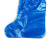 久匀 一次性鞋套长筒加厚防水防滑耐磨透明脚套长筒 长筒蓝色10双 均码