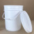 塑料桶油漆涂料桶化工桶手提带盖加厚级包装桶20L升25公斤KG 18L黄色