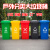 动真格（DONGZHENGE）户外塑料分类垃圾桶240升挂车桶特加厚大号商用小区带盖轮子脚踏 100L新料加厚绿色 厨余垃圾