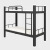 穆运 铁架床学生床工厂学校简约双层床建筑工地高低床上下铺铁床（送货上门） 白色 1.2厚