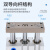 铸固 TCM三轴气缸 气动TCM气缸带导杆三杆三轴带磁小型气缸 TCM16-125-S 