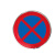 交通道路圆形限速牌三角形警示牌方形指示牌限速公里标志牌厂区停 禁止直行 40*40cm
