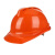 明盾 M-3安全帽 国标加厚ABS安全帽 工地施工电工监理V型劳保头盔 透气款 橘色